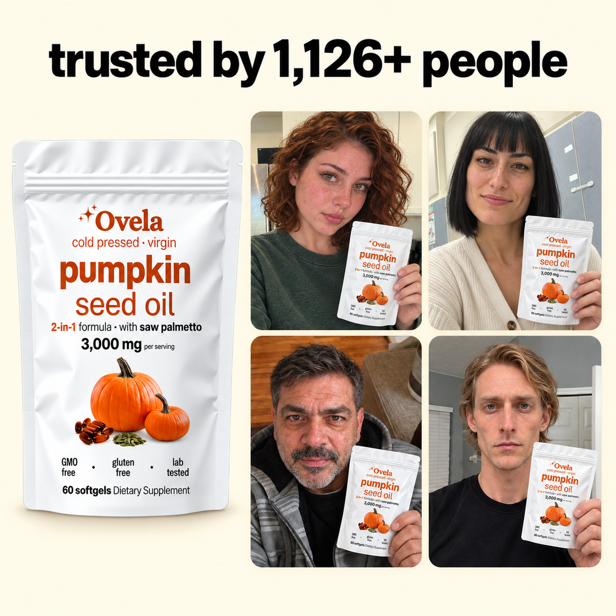 Pumpkin Seed Oil & Saw Palmetto Capsules