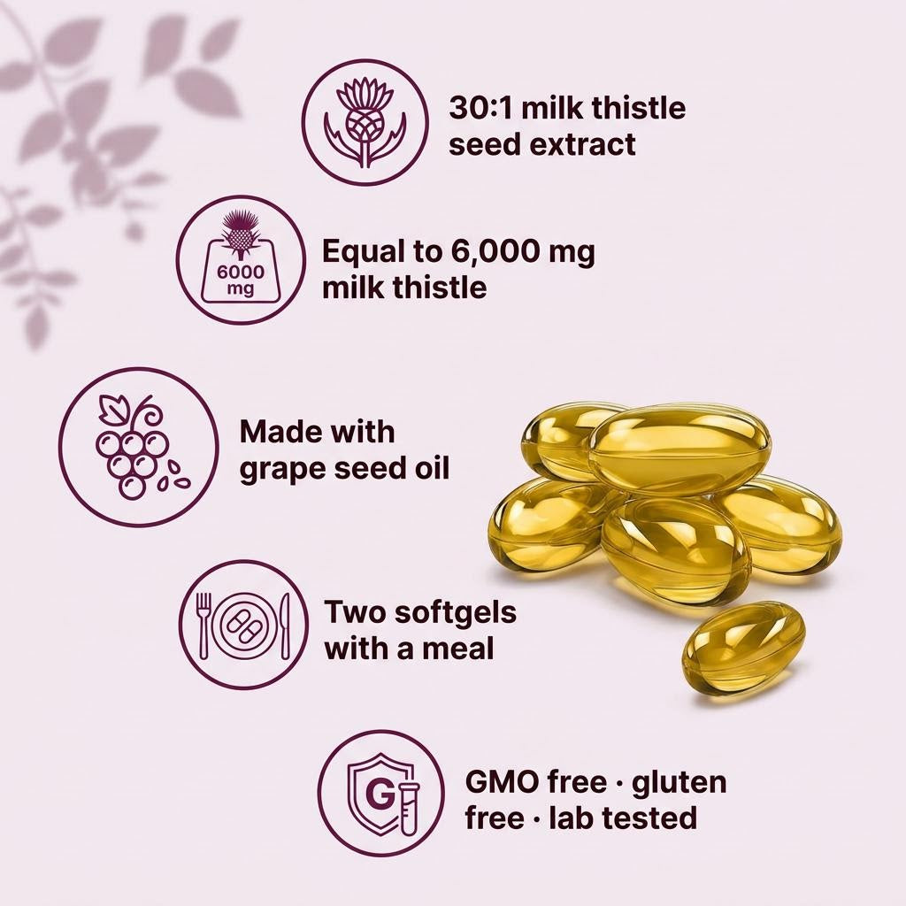 Premium Milk Thistle Softgels
