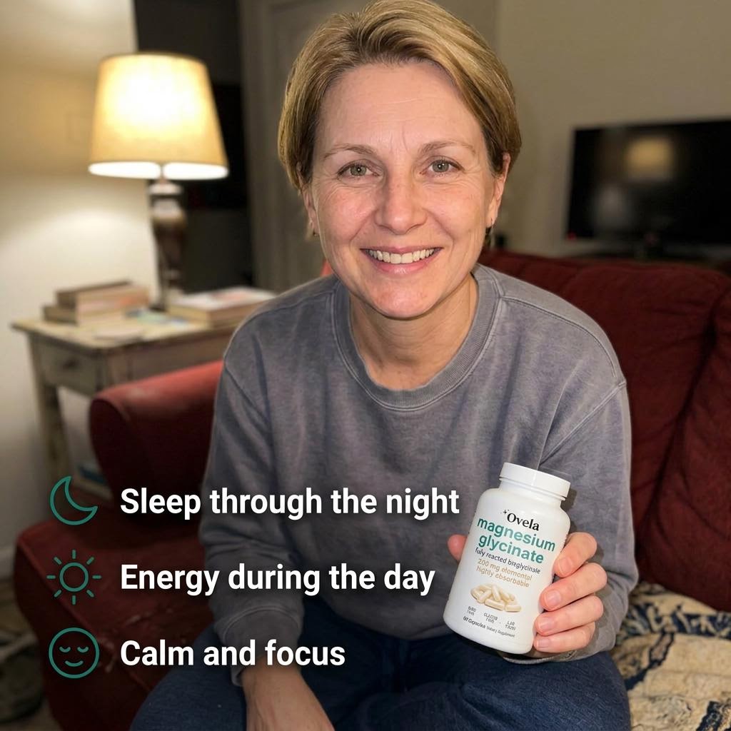 Magnesium Glycinate – Sleep & Energy