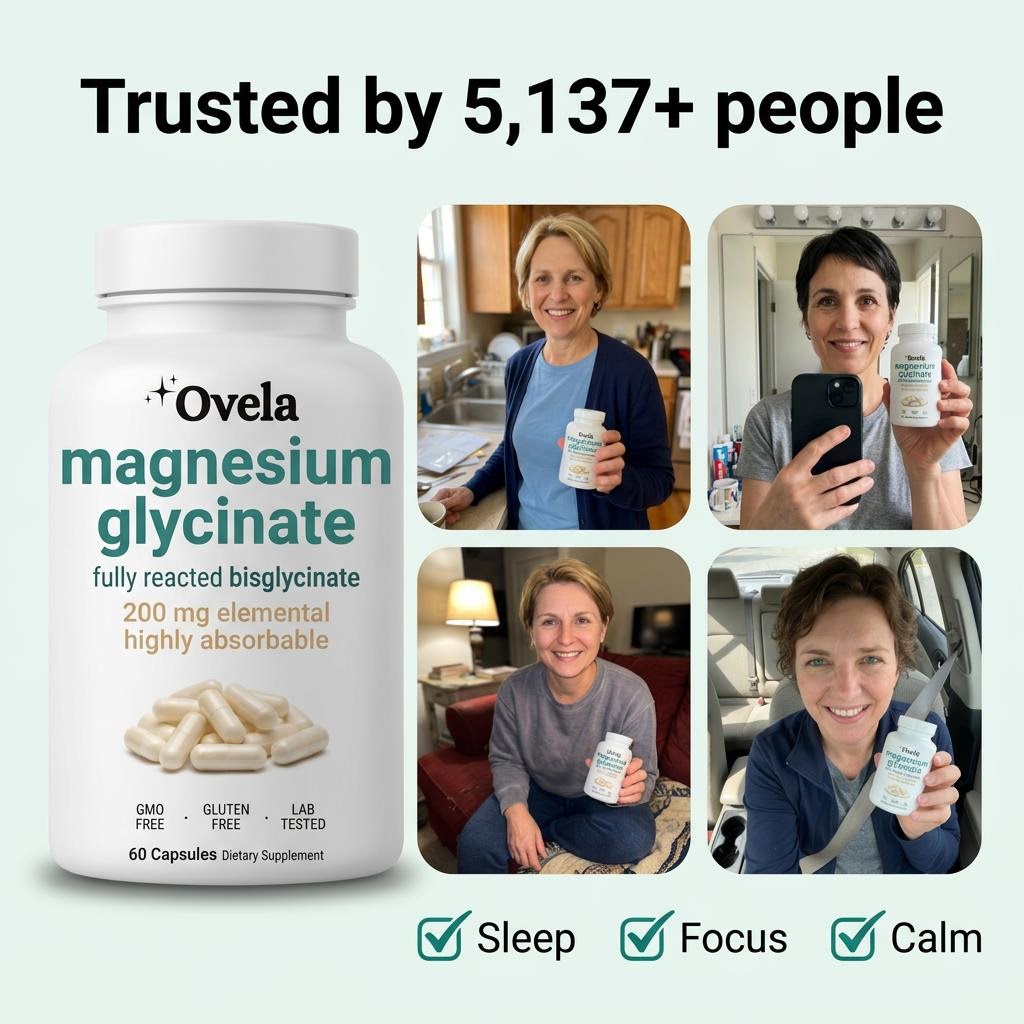 Magnesium Glycinate – Sleep & Energy