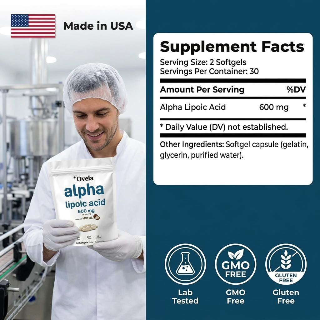 Alpha Lipoic Acid Softgels